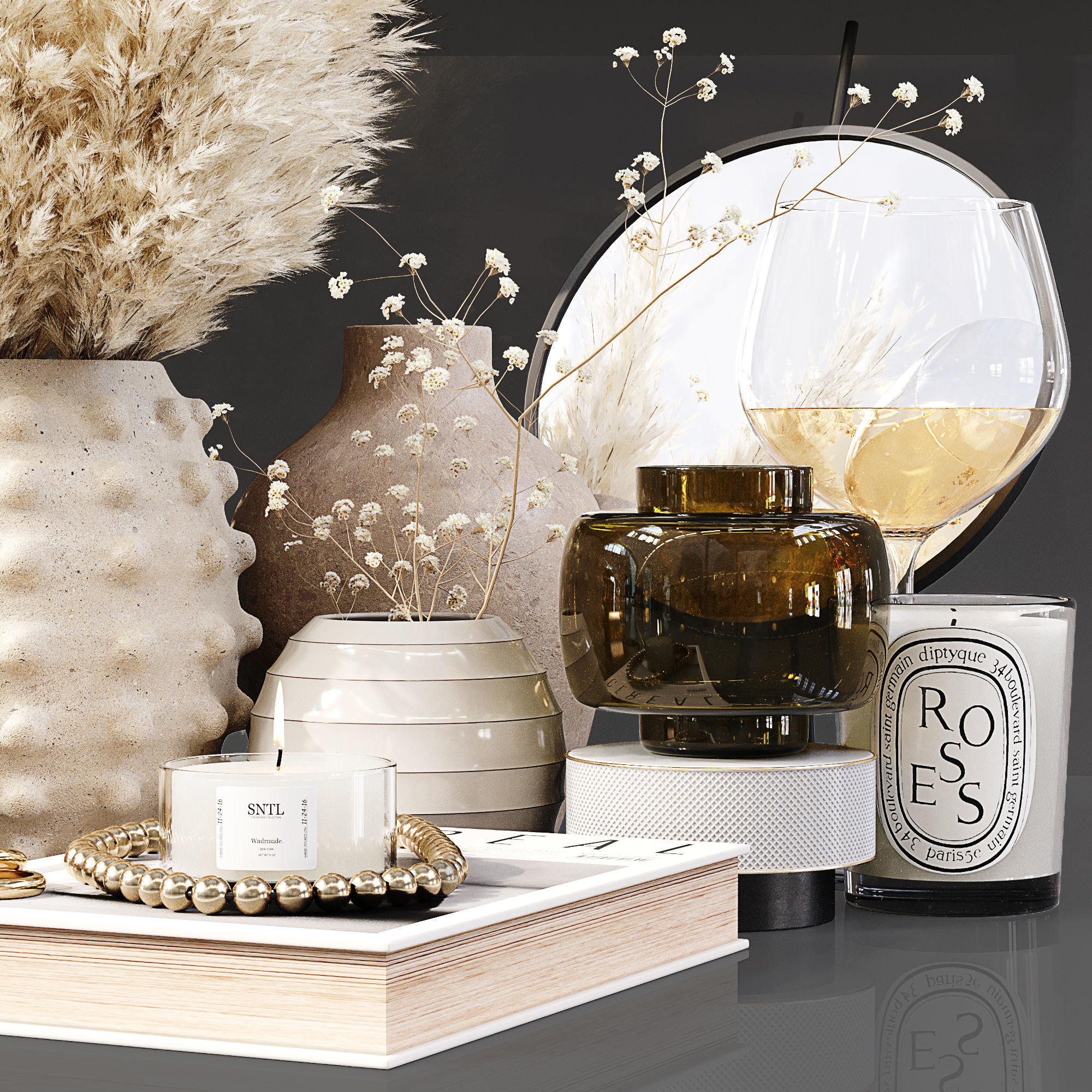 Decorative Set 100 3D model_16