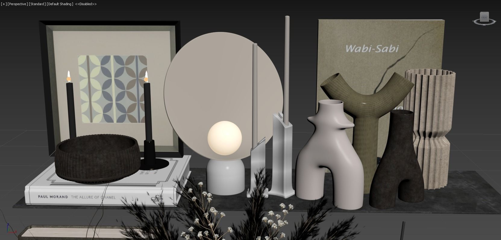 Decorative Set 100 3D model_9