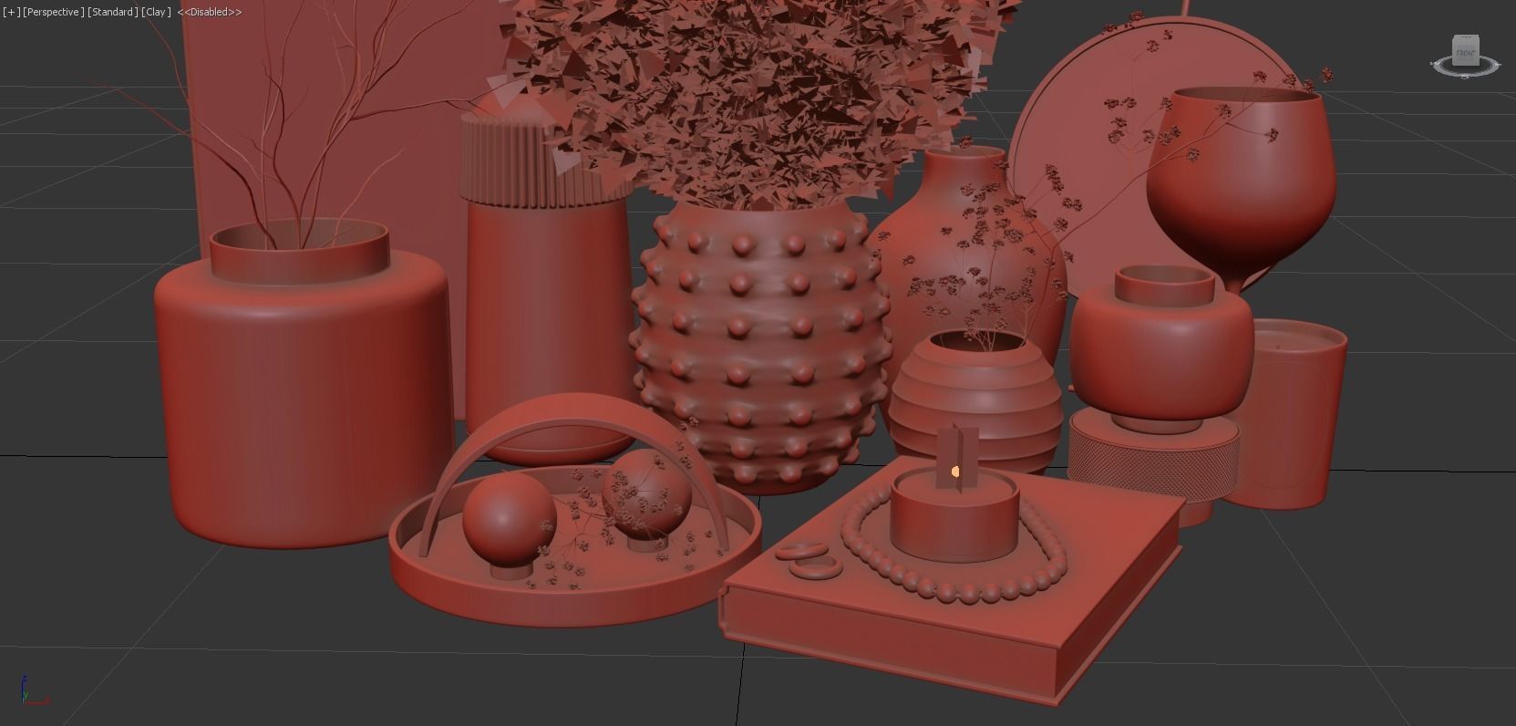 Decorative Set 100 3D model_13