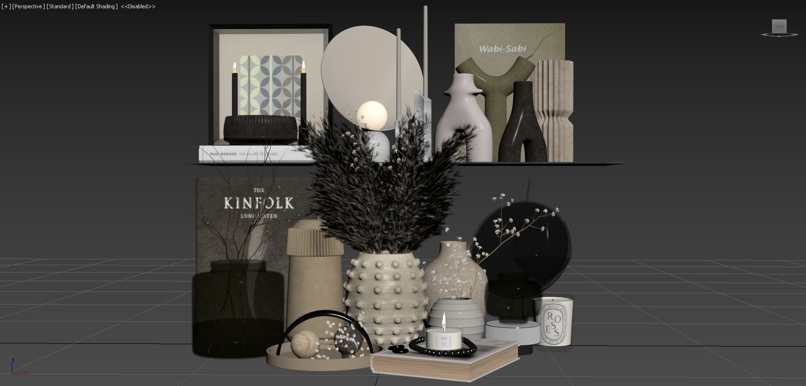 Decorative Set 100 3D model_7