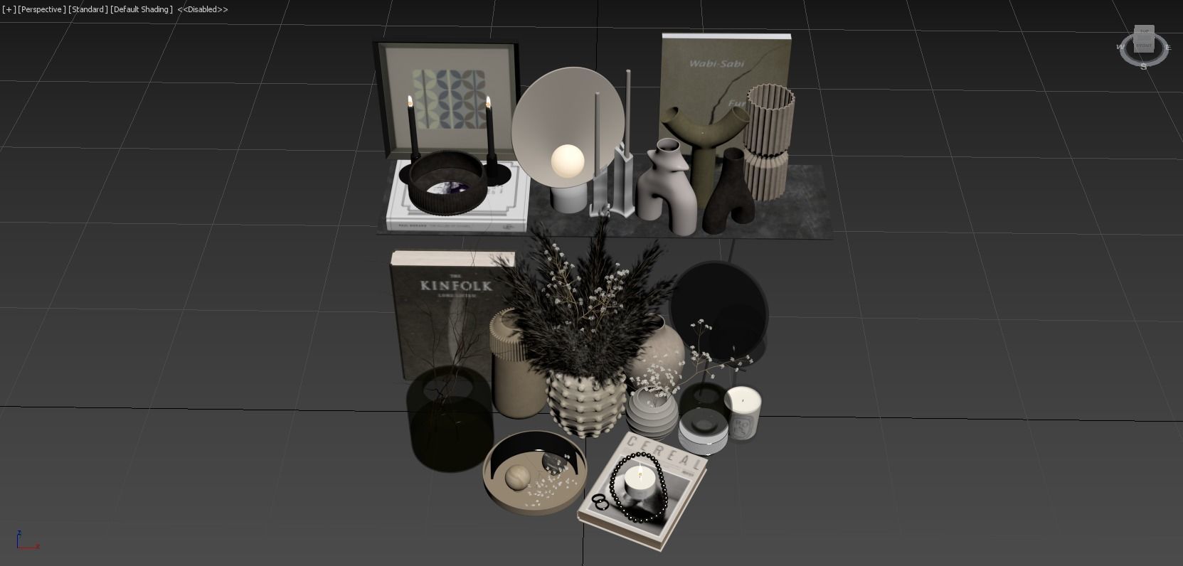 Decorative Set 100 3D model_11