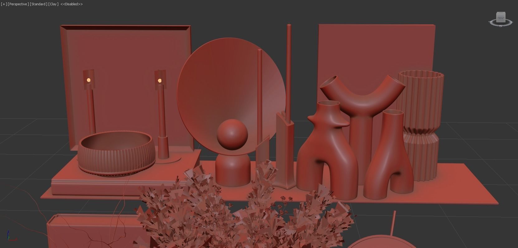 Decorative Set 100 3D model_14