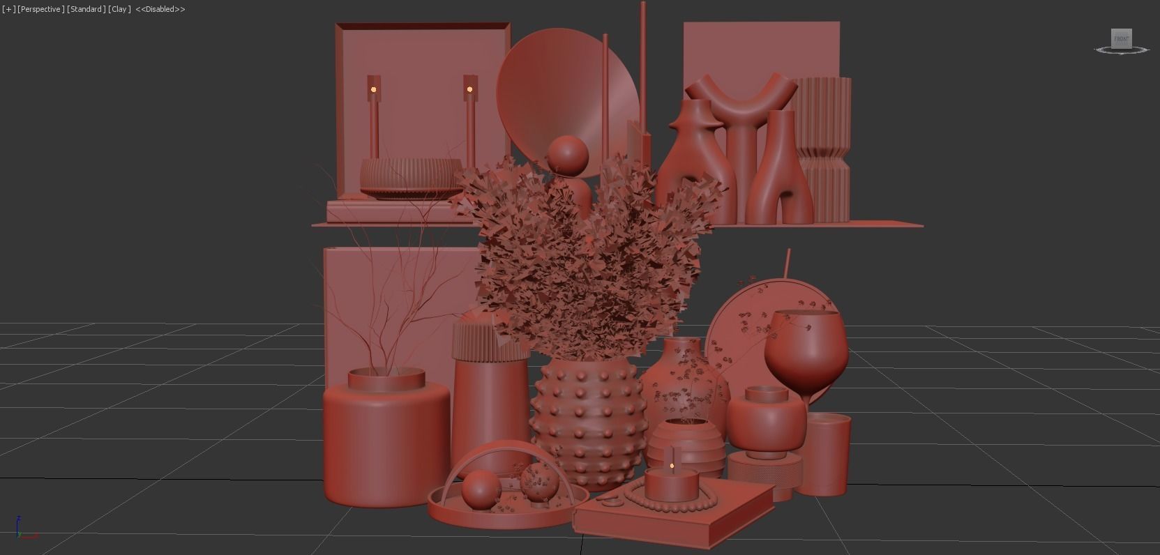 Decorative Set 100 3D model_12
