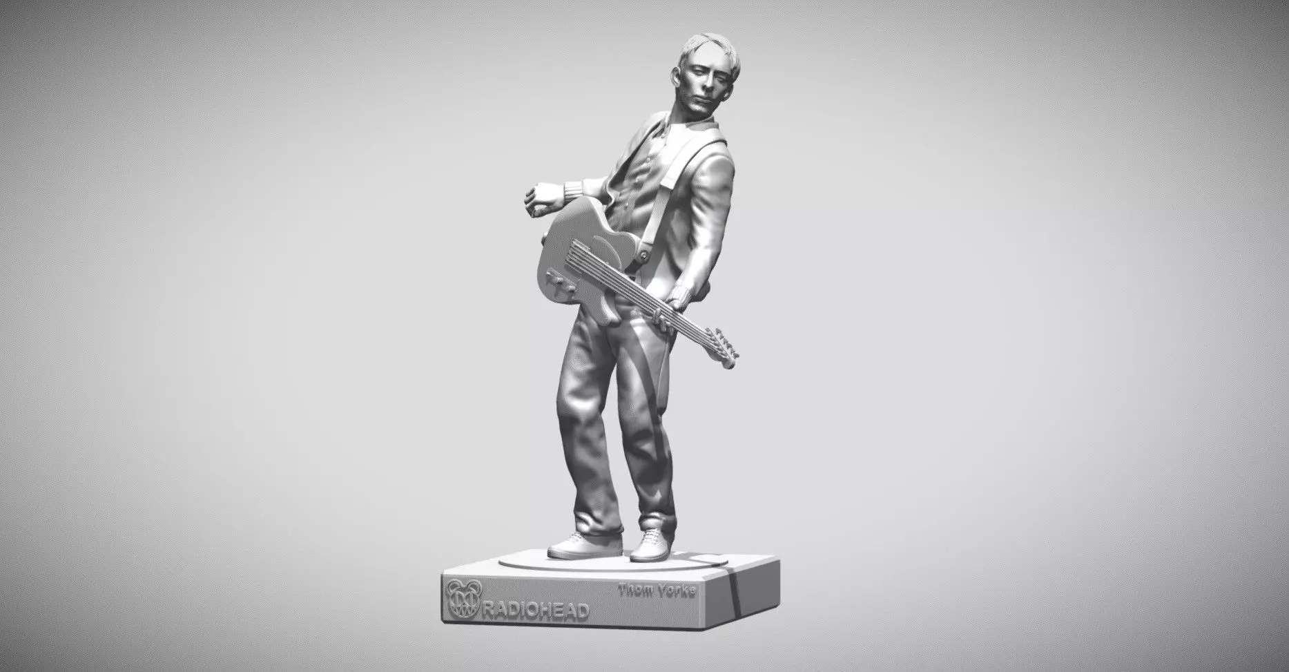 Thom Yorke - radiohead 3dprinting 3D print model