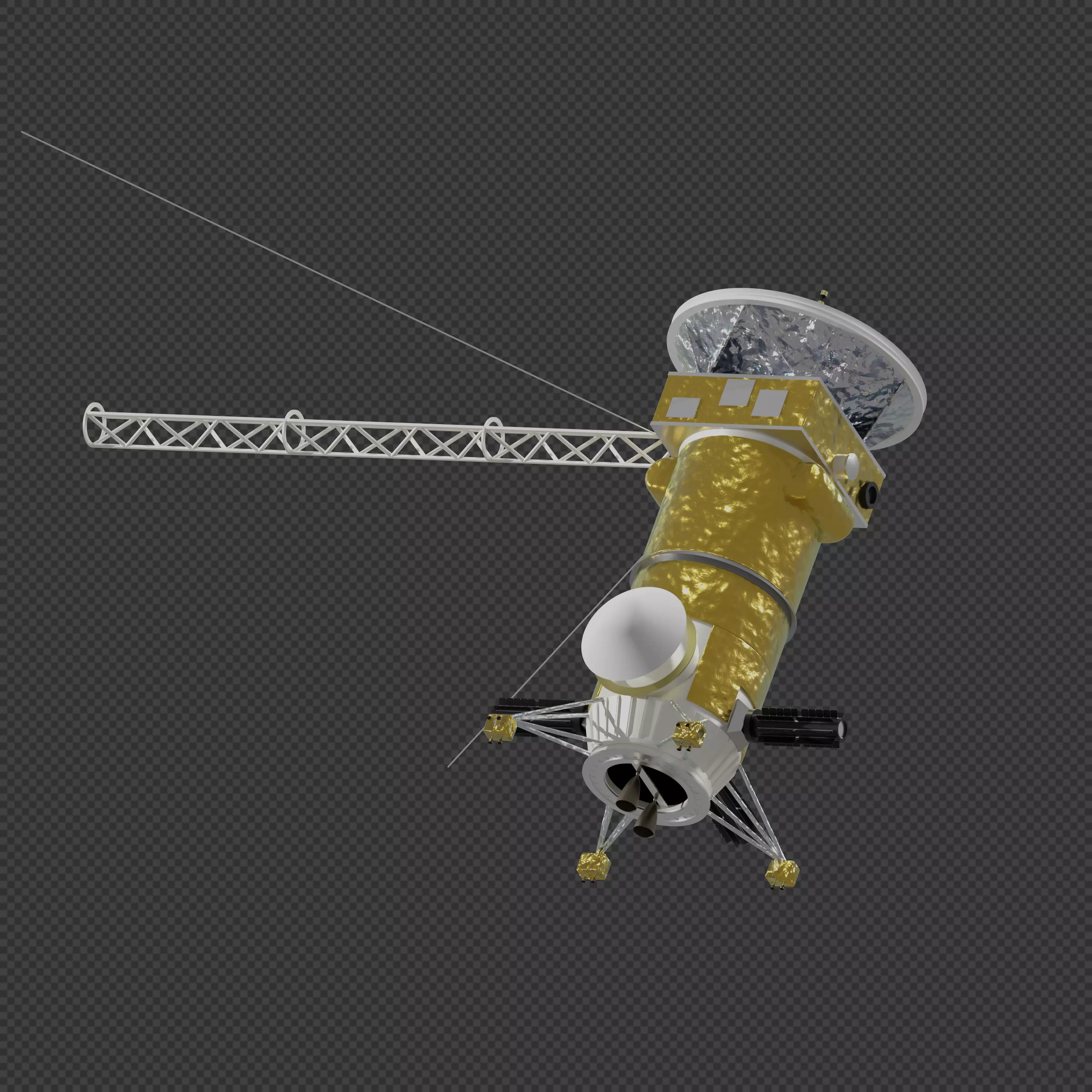 Uranus Orbiter and Probe 3D model_0