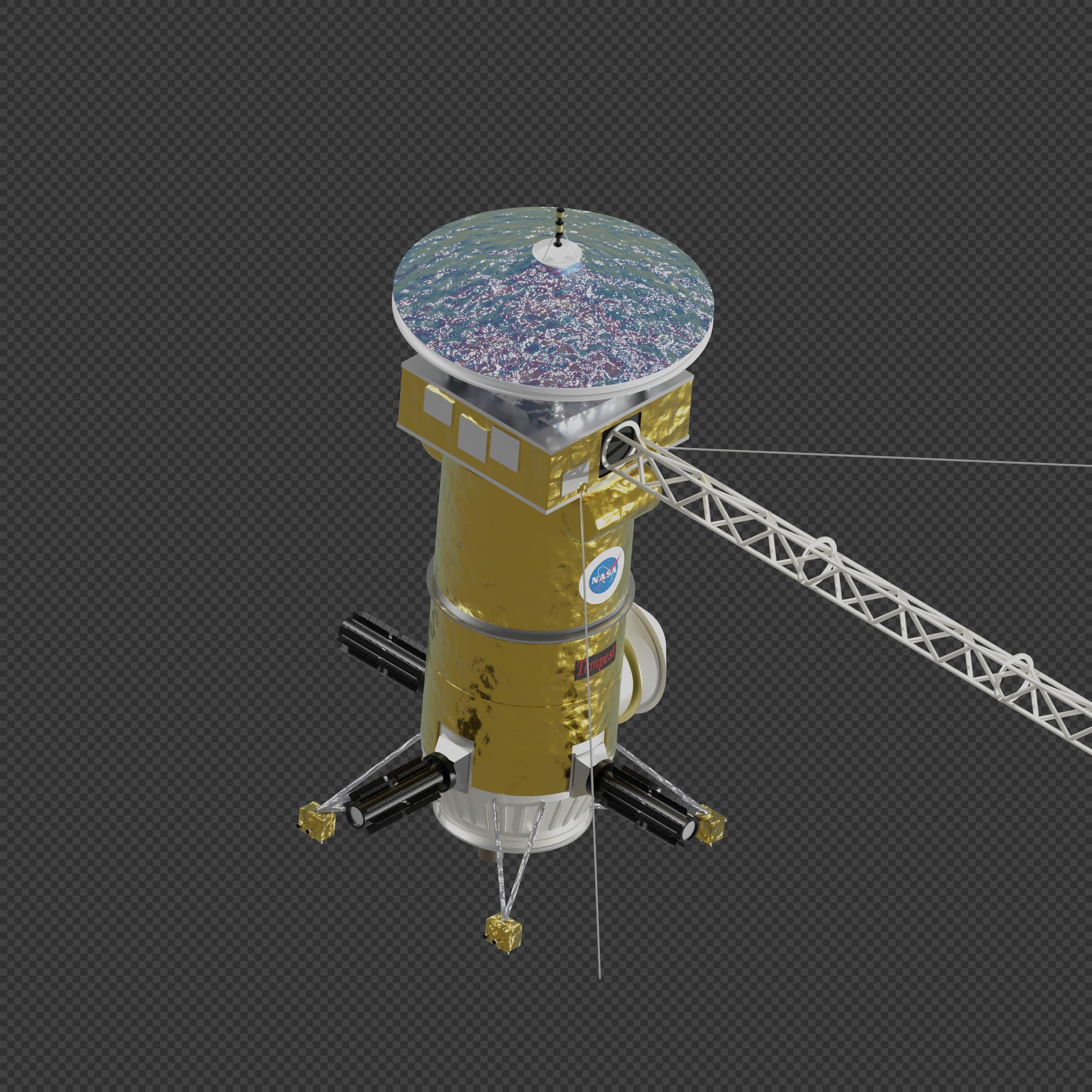 Uranus Orbiter and Probe 3D model_1