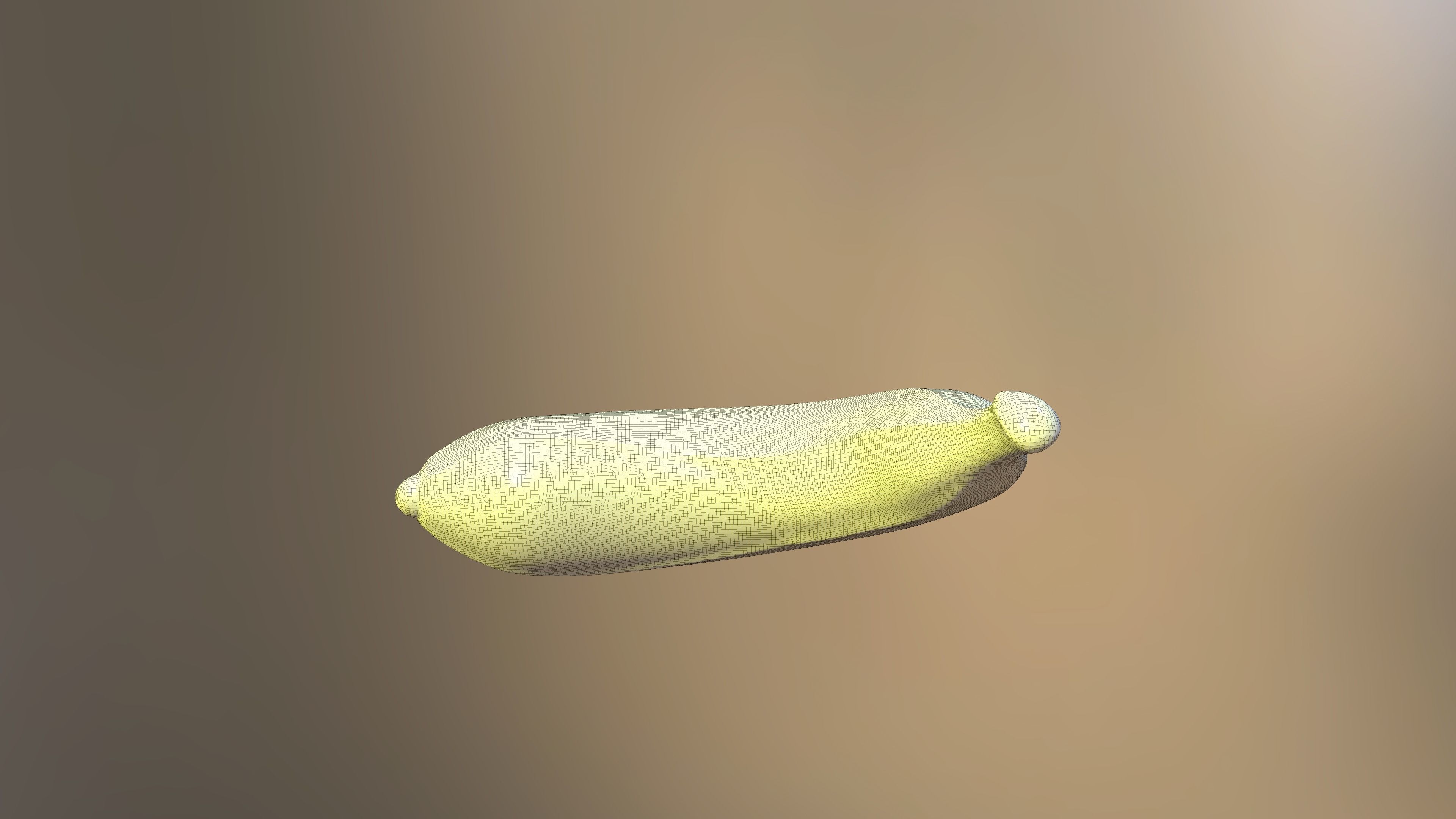 Banana 3D Model pear 3D model_3