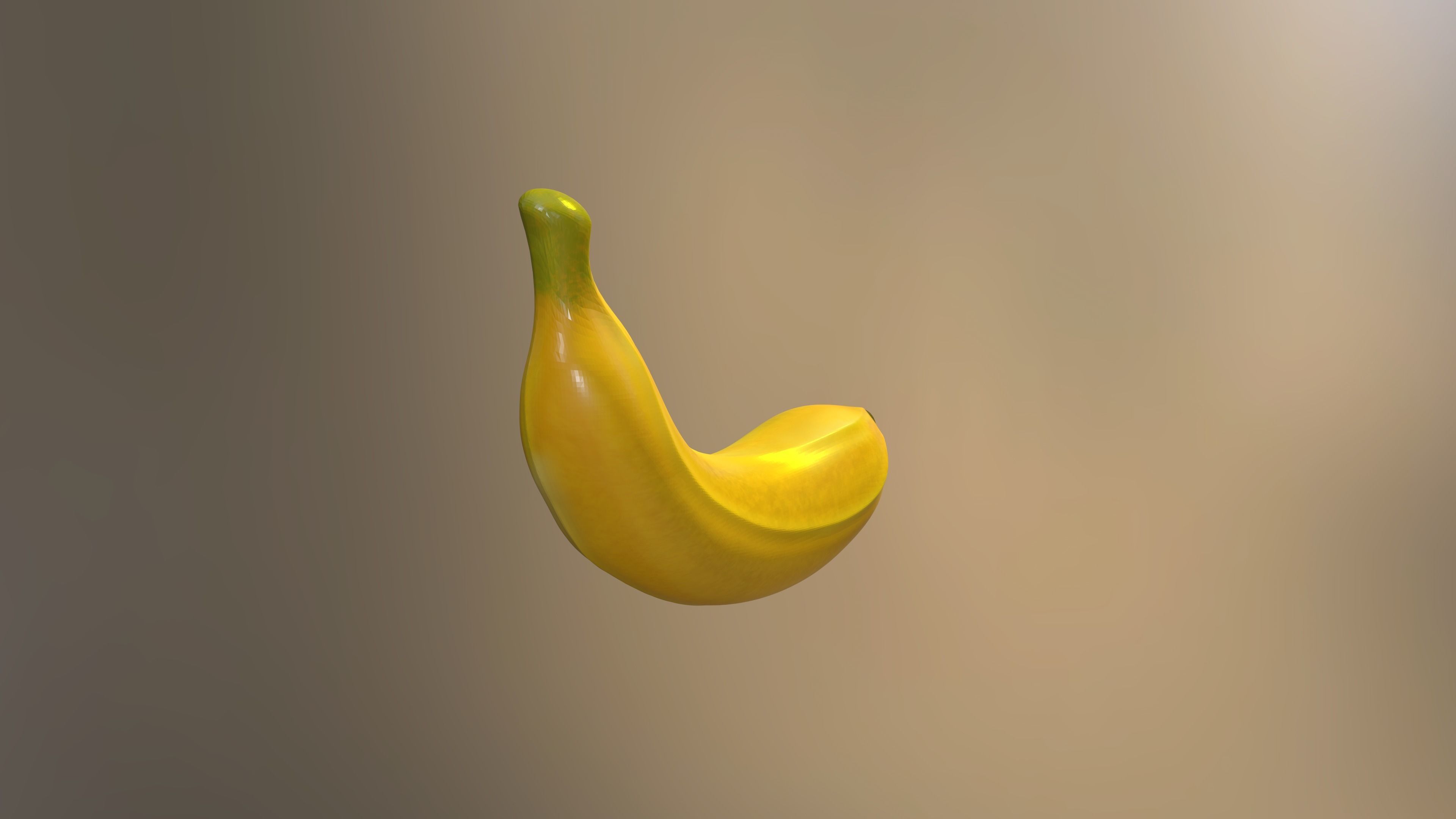 Banana 3D Model pear 3D model_4