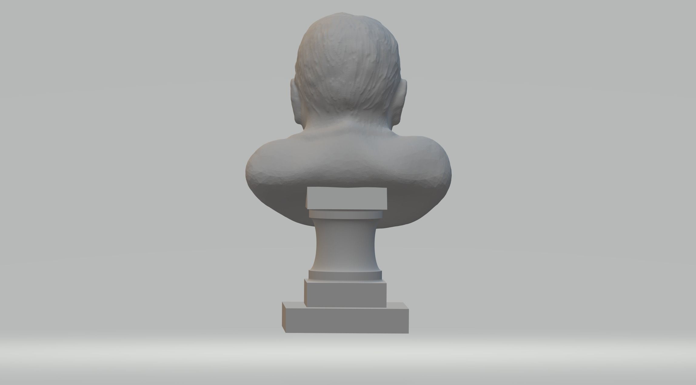 Winston Churchill Bust 3D Model 3D print model_3