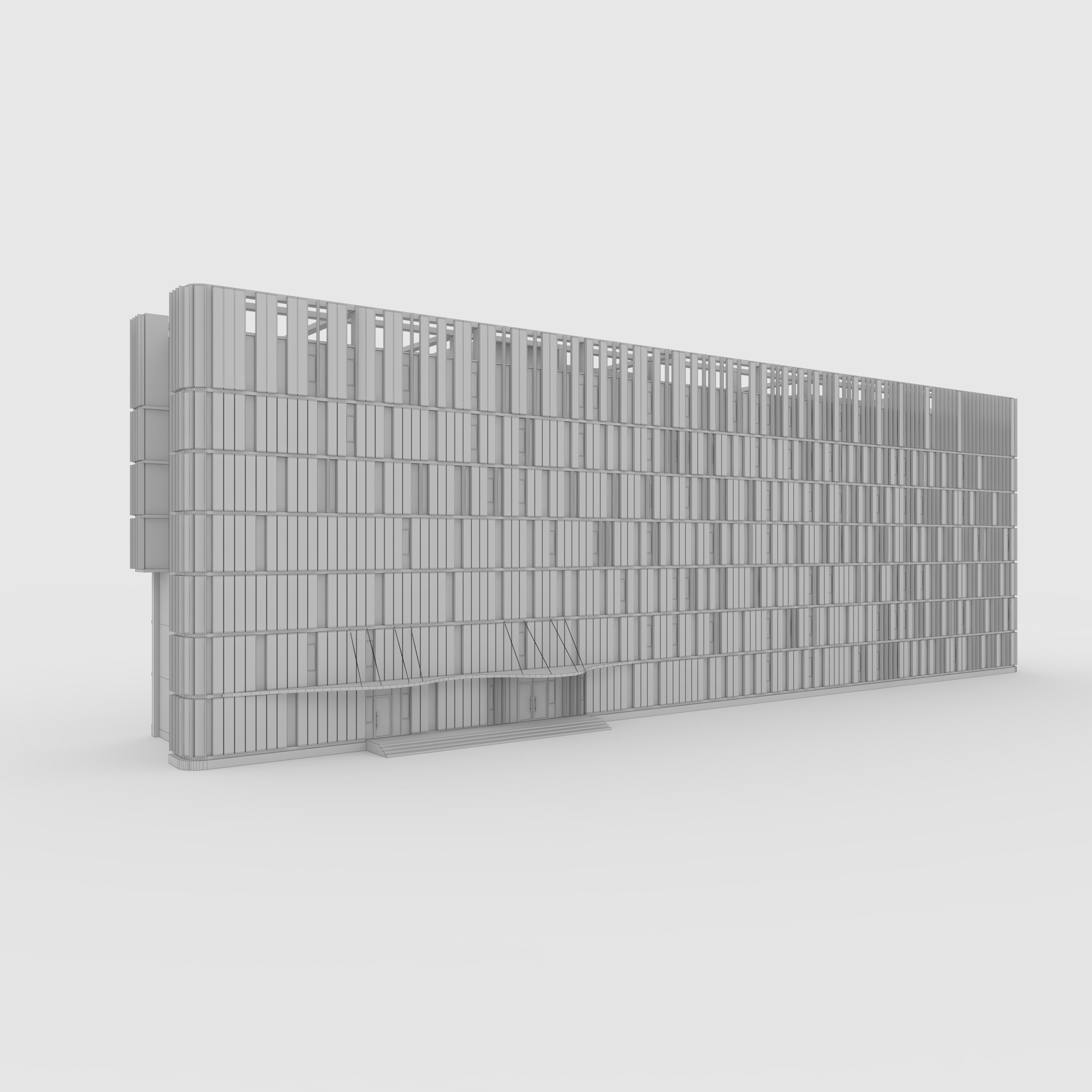 Office 2 Building 3D model_1