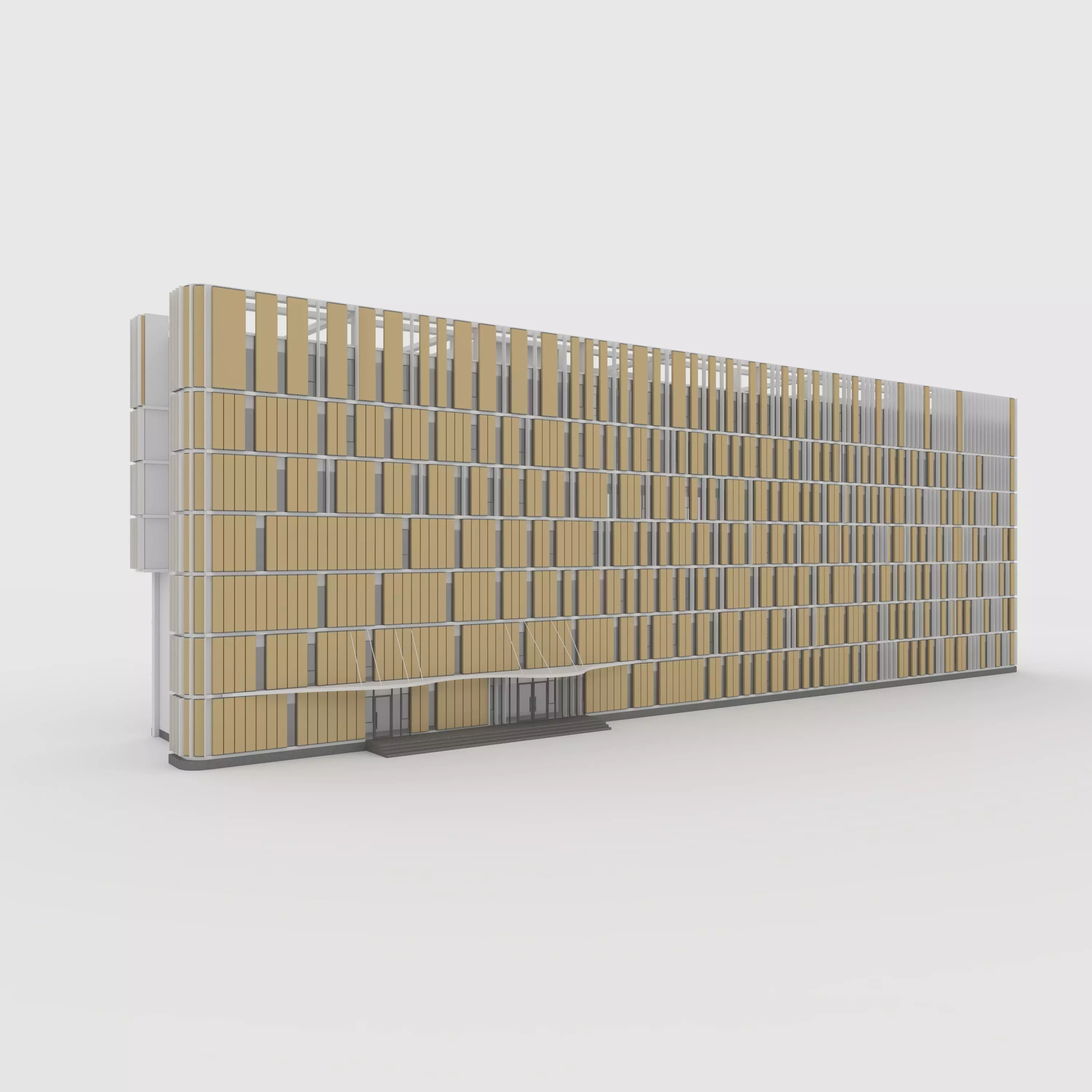 Office 2 Building 3D model_0