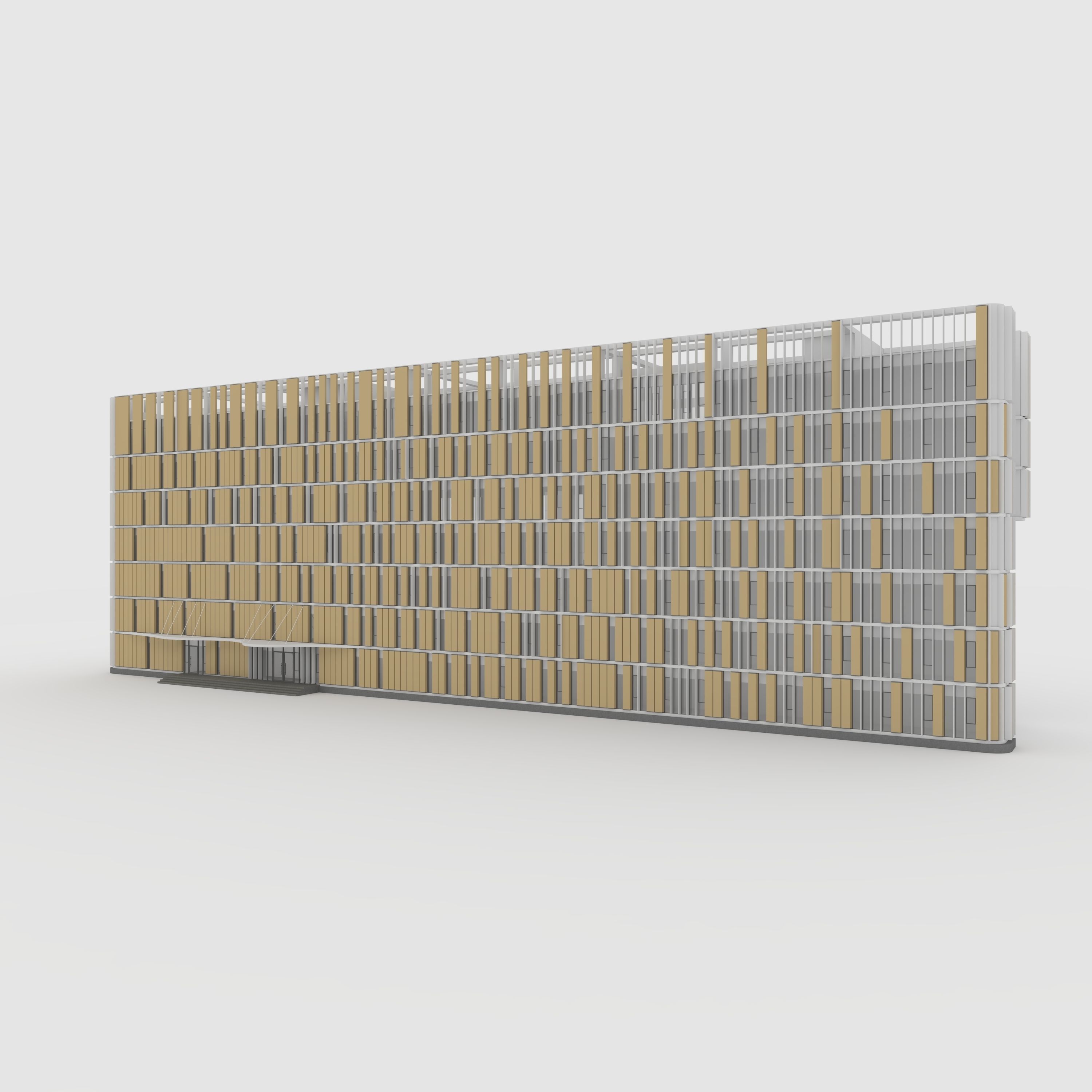 Office 2 Building 3D model_4
