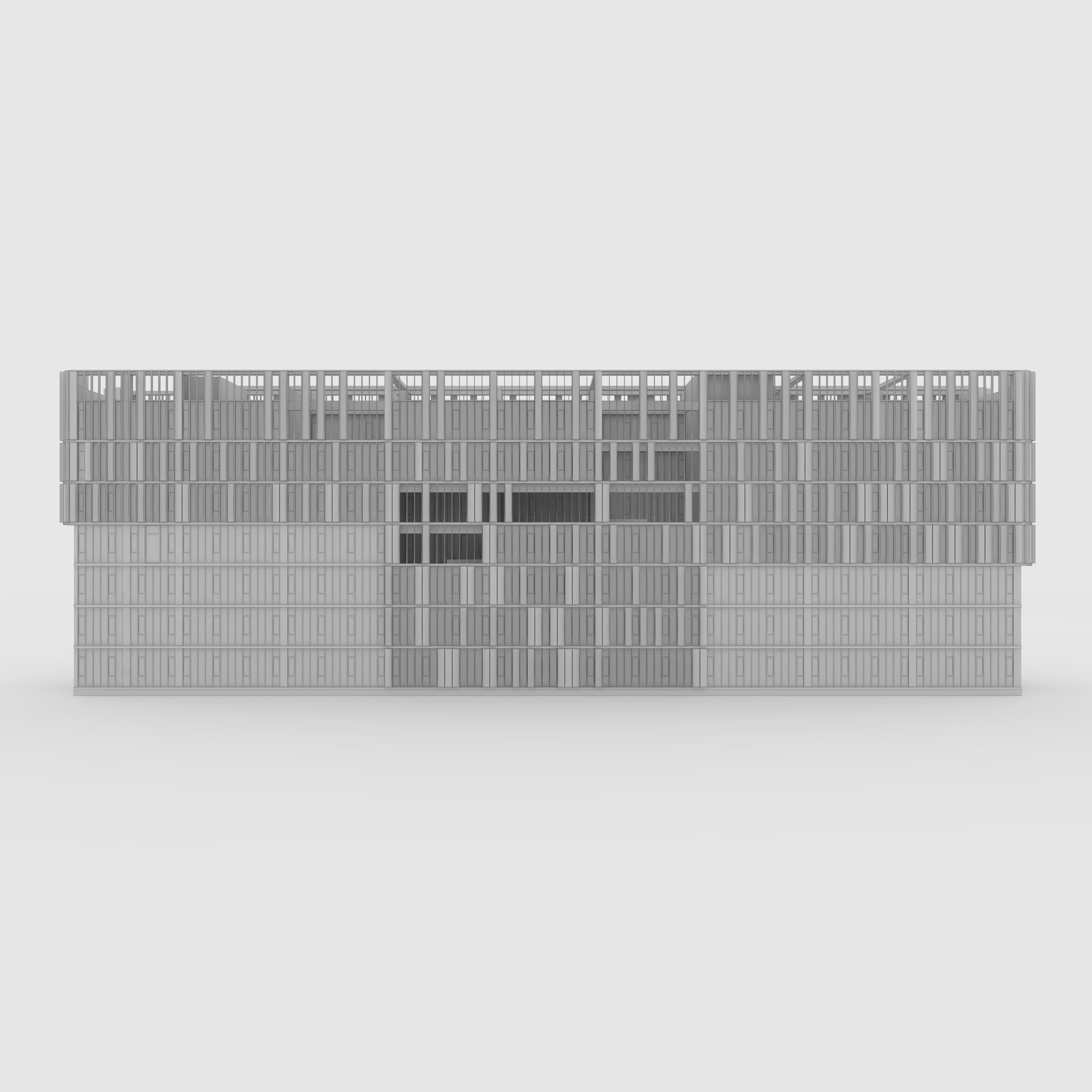 Office 2 Building 3D model_9