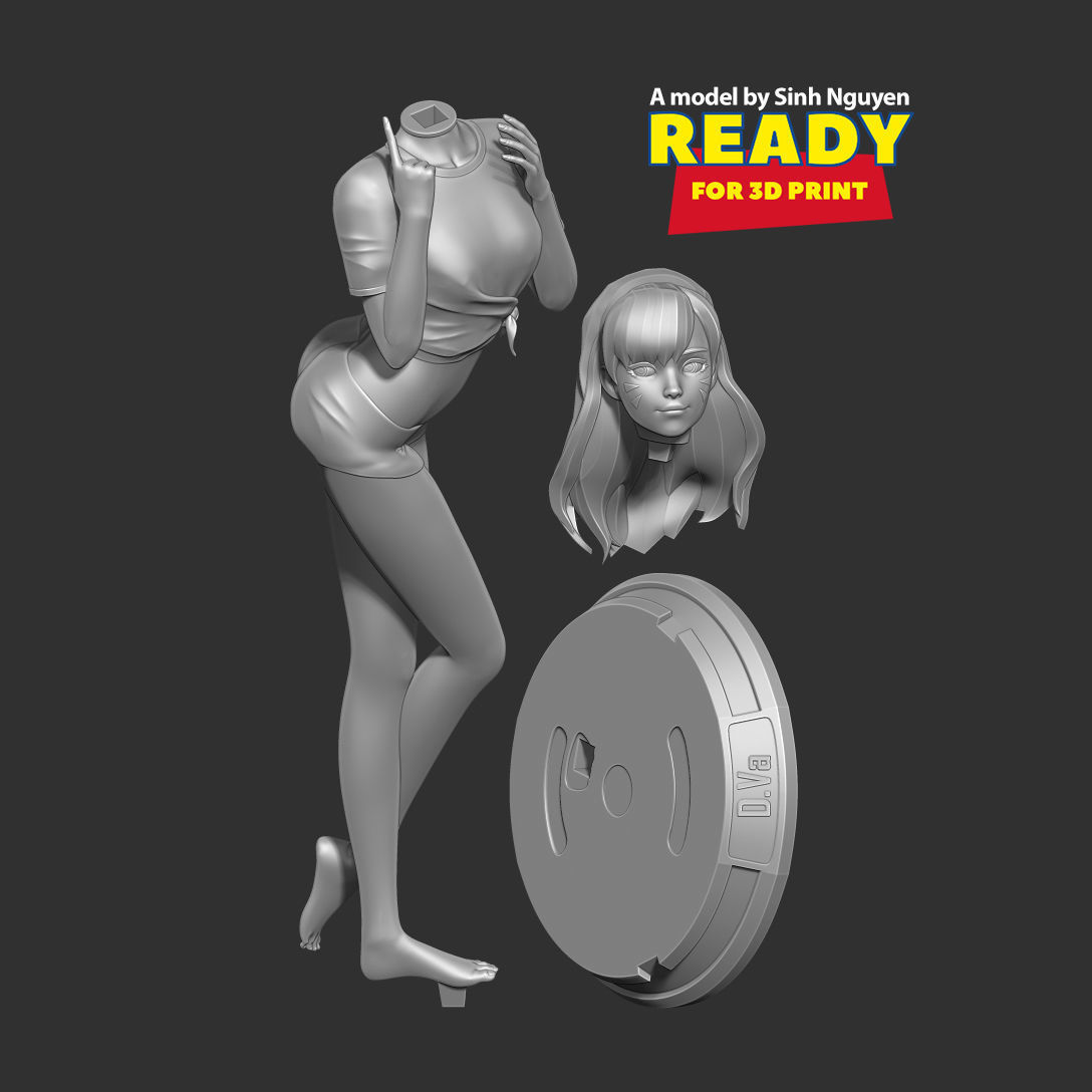 DVa - Fanart 3D print model_2