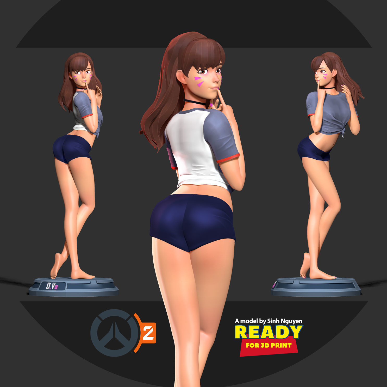DVa - Fanart 3D print model_1