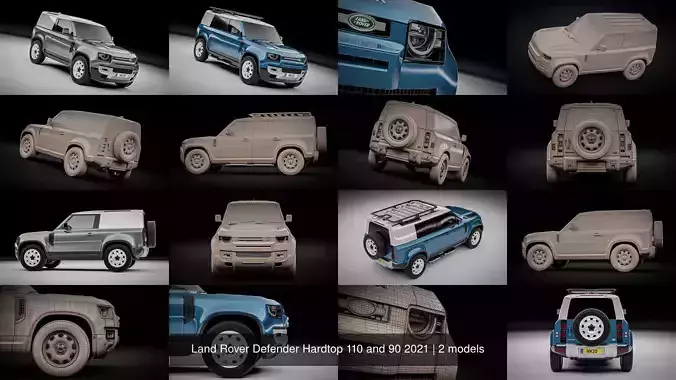 Land Rover Defender Hardtop 110 and 90 2021