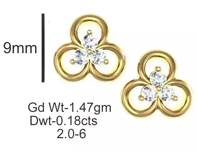 Women Solitaire Earrings