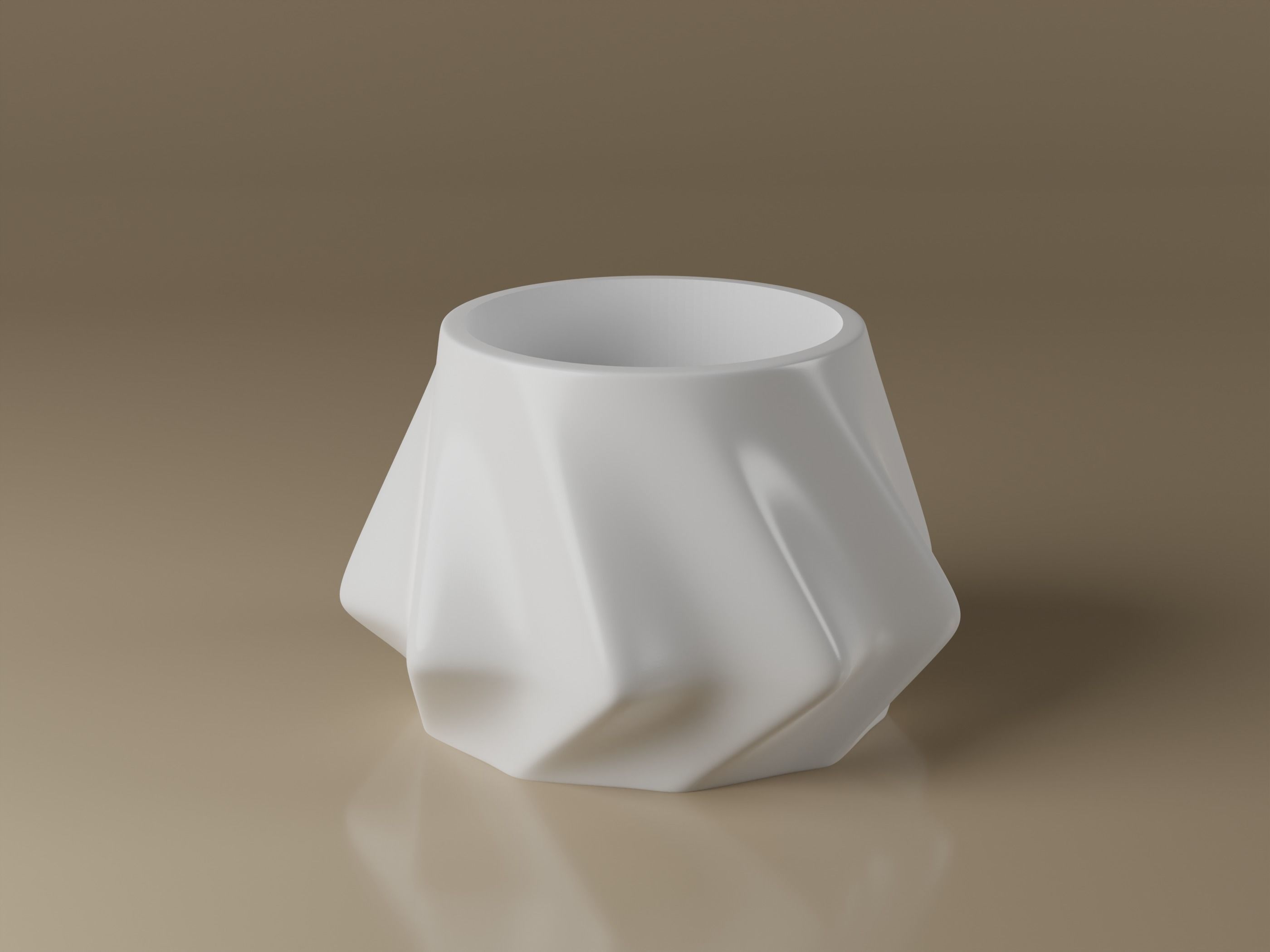 3D Digital Pot Vase STL Pack - 8 STL file  3D print model_5