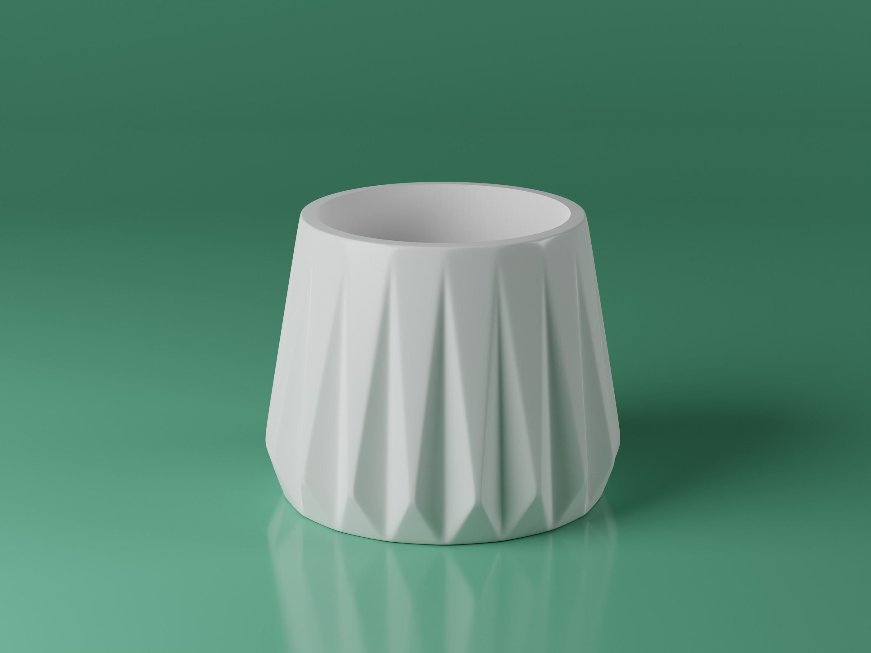 3D Digital Pot Vase STL Pack - 8 STL file  3D print model_4