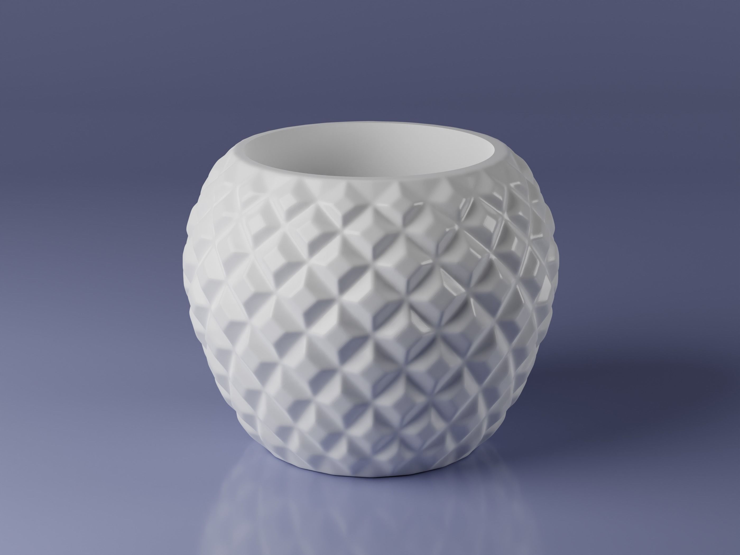 3D Digital Pot Vase STL Pack - 8 STL file  3D print model_2