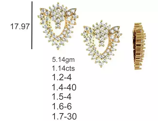 Women Solitaire Earrings