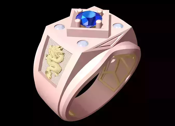 Dragon Ring - Mens Ring - N6487