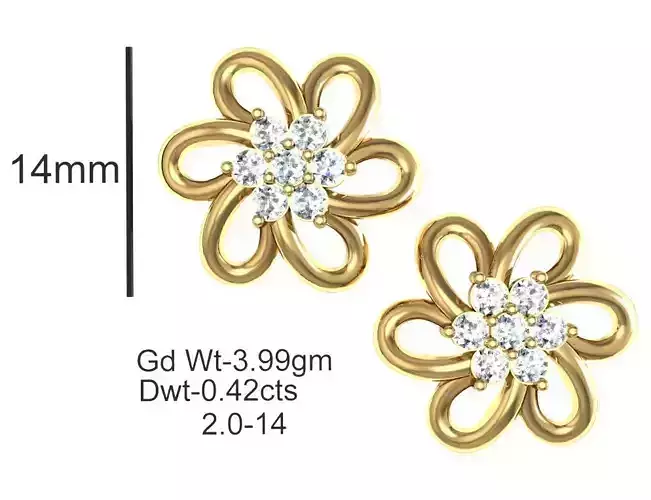 Women Solitaire Earrings