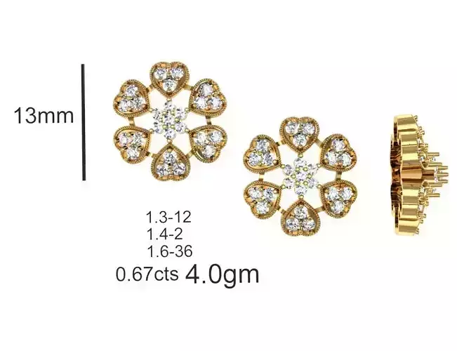 Women Solitaire Earrings