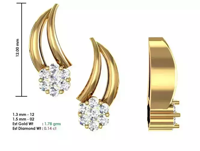 Women Solitaire Earrings