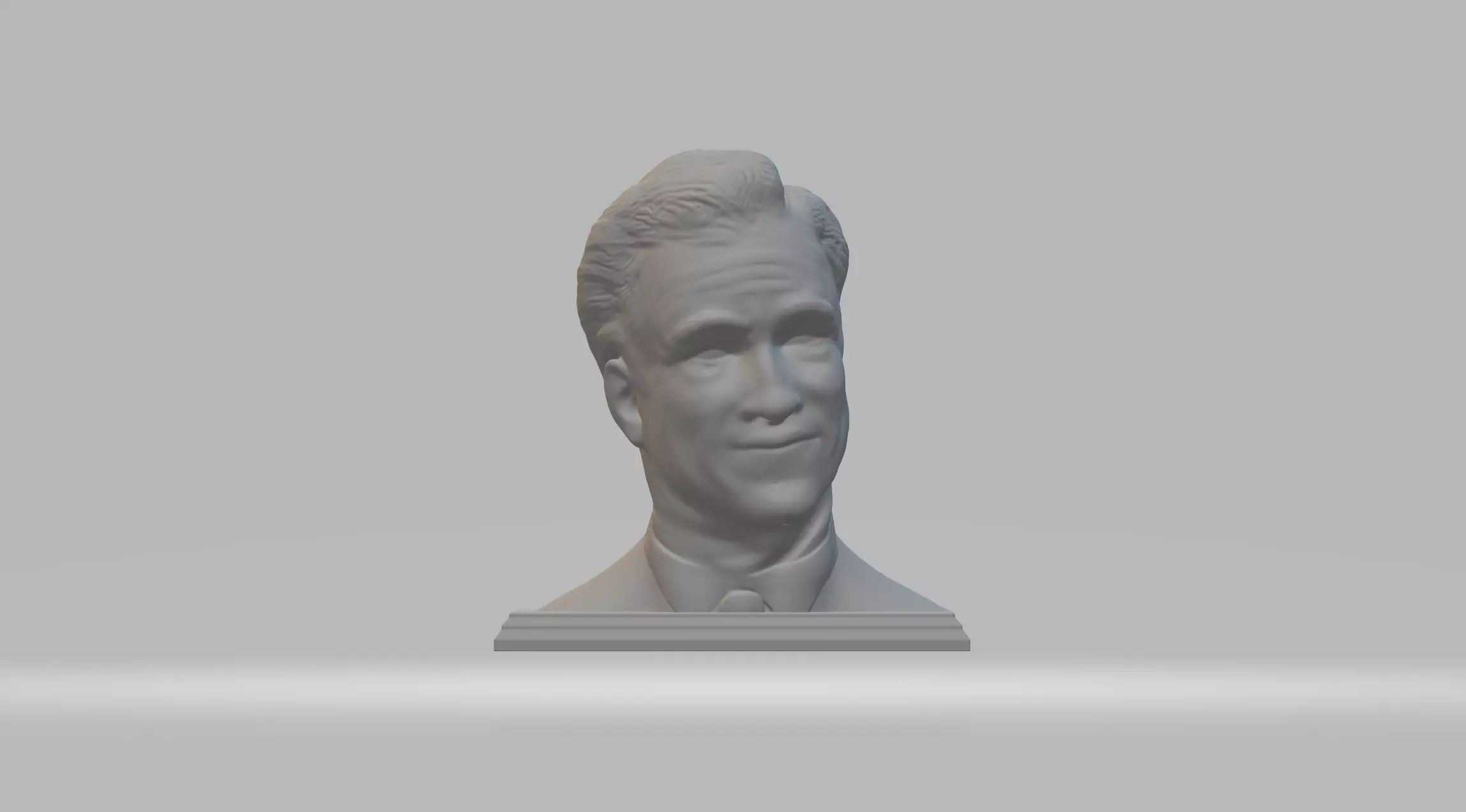 George H W Bush Bust 3D Model 3D print model