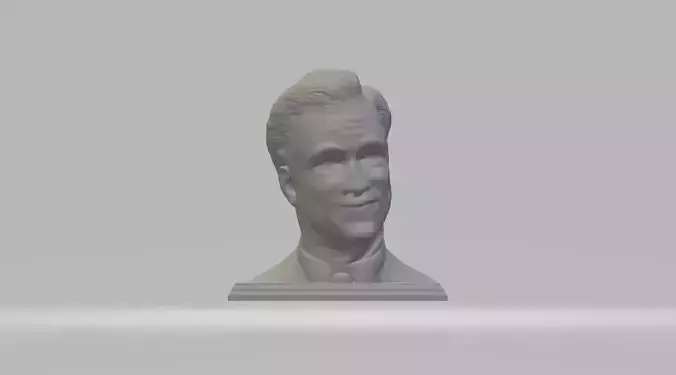 George H W Bush Bust 3D Model