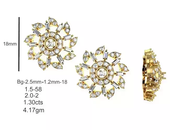 Women Solitaire Earrings