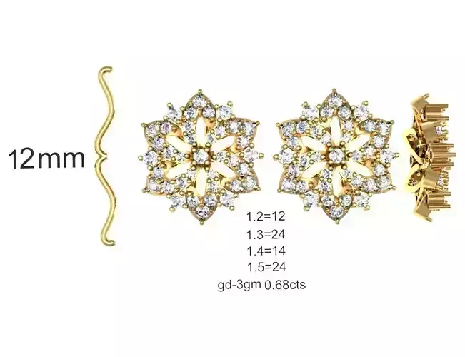 Women Solitaire Earrings