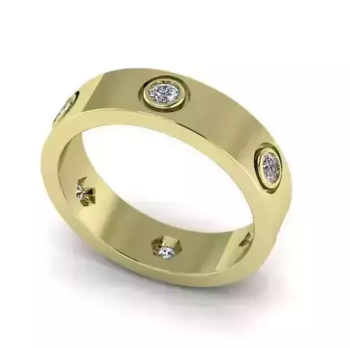 Ring with stones Model 2176