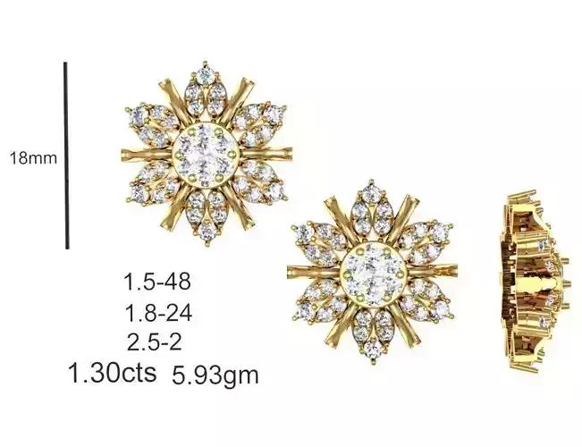 Women Solitaire Earrings