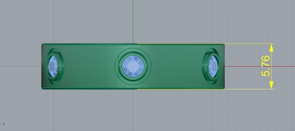 Ring with stones Model 2189 3D print model_8