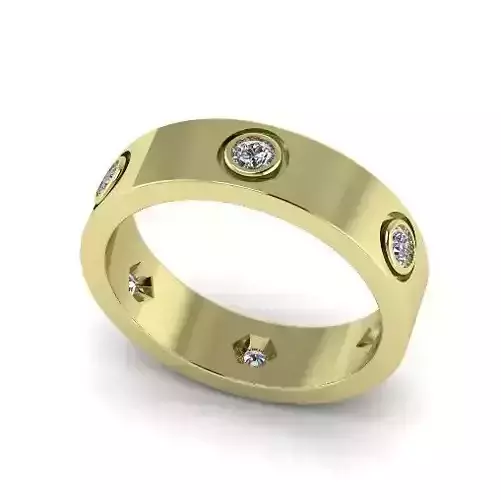 Ring with stones Model 2187