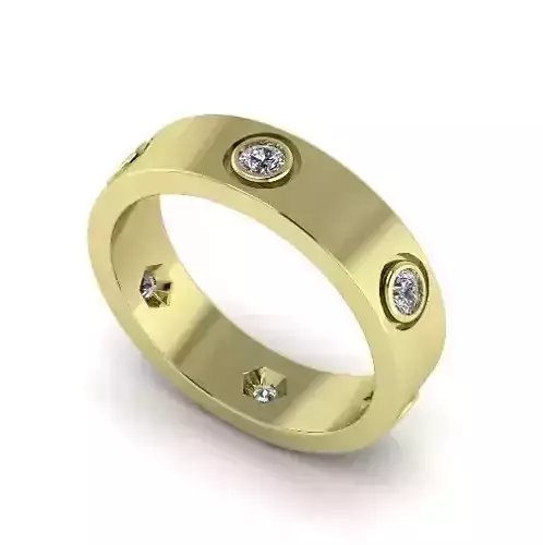 Ring with stones Model 2195
