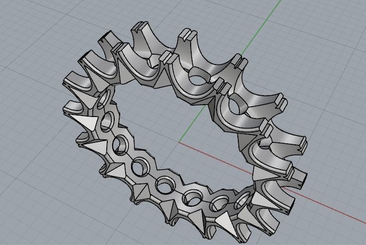 Ring Model 2208 3D print model_2