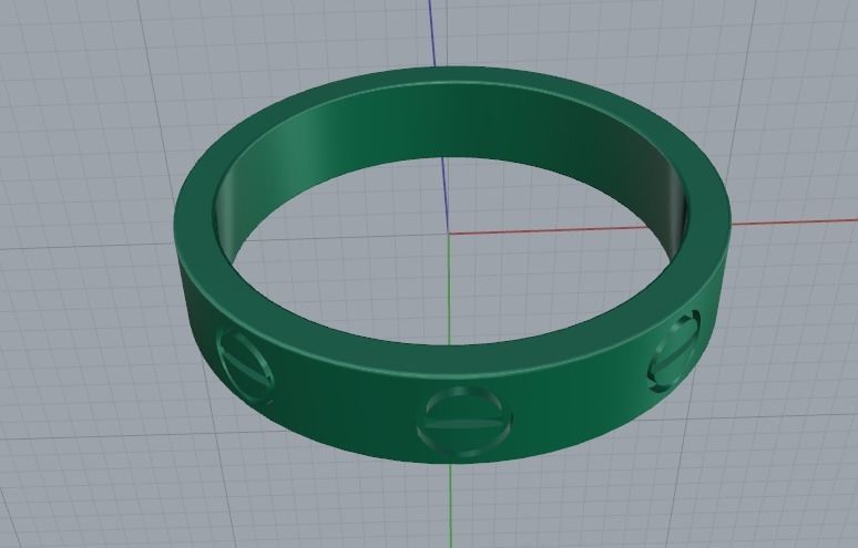 Ring Bolt Model 2224 3D print model_4