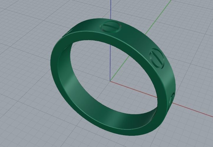 Ring Bolt Model 2224 3D print model_2