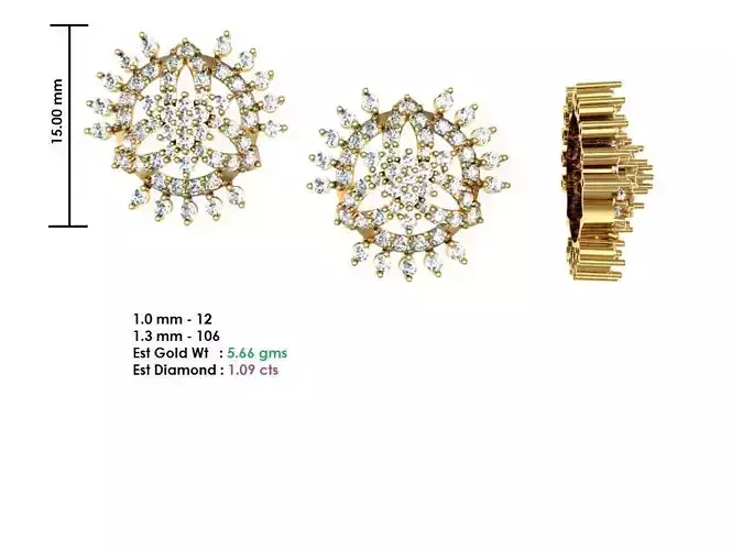 Women Solitaire Earrings