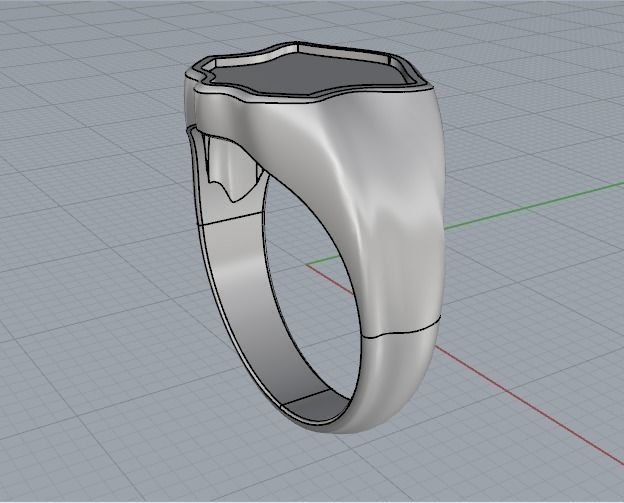 Ring Model 2216 3D print model_3