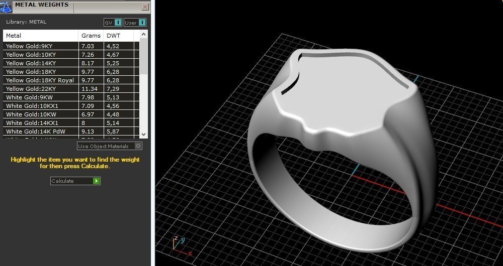 Ring Model 2216 3D print model_9