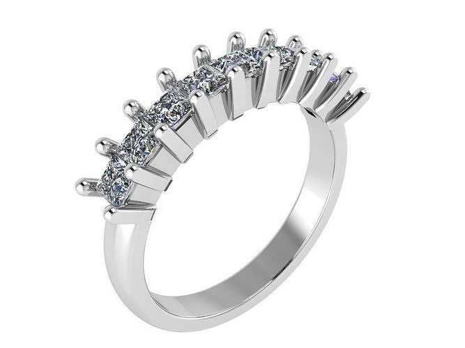 9-Stone Diamond ring 2816 3D print model 3D print model