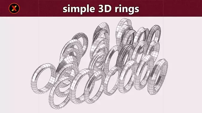Simple 3D rings 