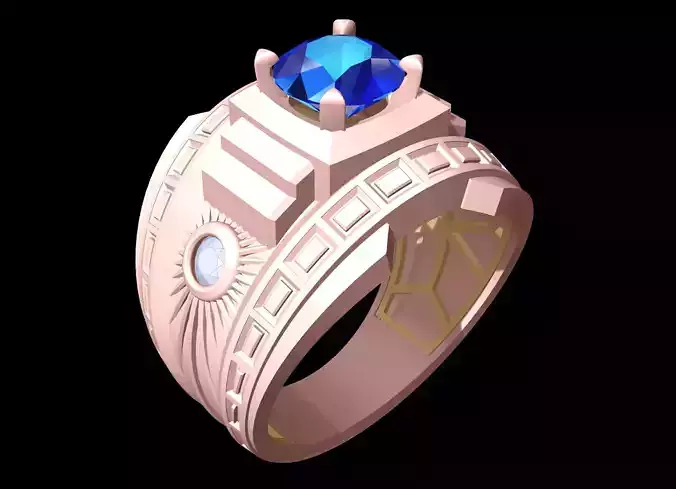 Pattern Ring - Mens Rings - N6481