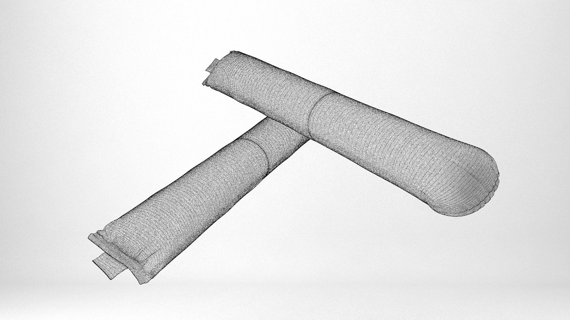 Cheering Sticks Balloon 3D model_6