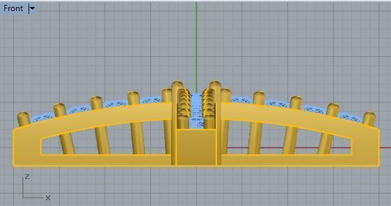 Nice Cross pendant 2821 3D print model  3D print model_5