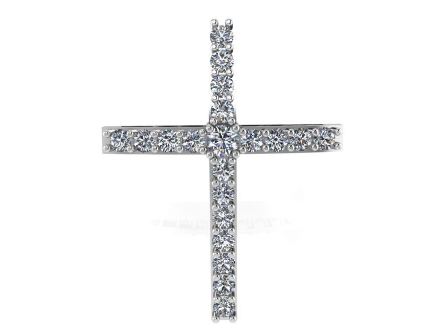 Nice Cross pendant 2821 3D print model  3D print model_2